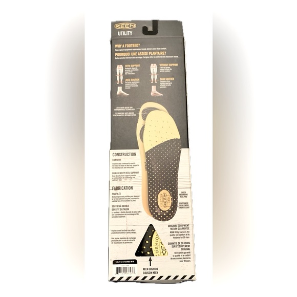 NWT KEEN Utility Men's K-10 Insole Size Large 8.5 - 10 - Picture 2 of 5